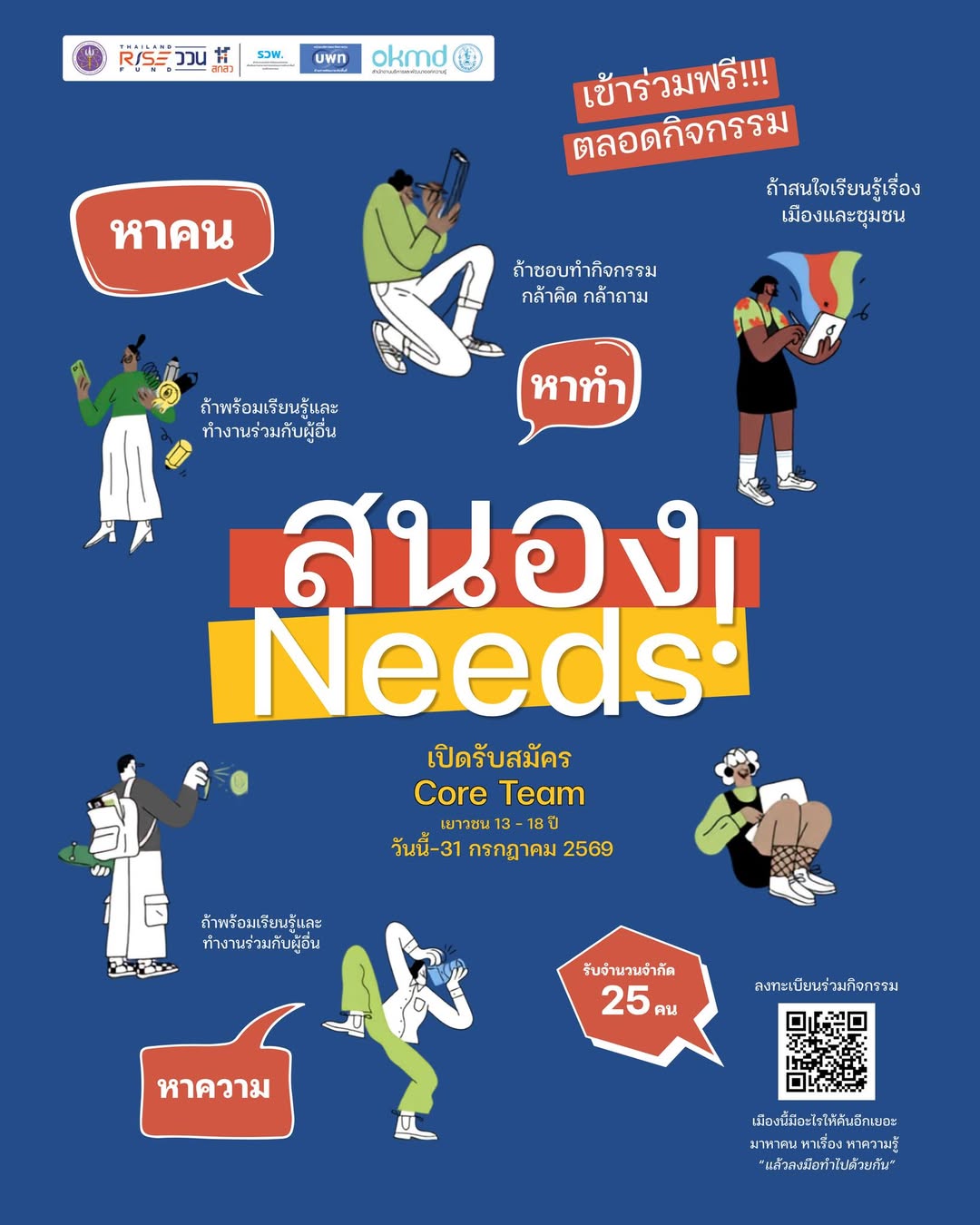 กิจกรรม Intro day สนอง Needs