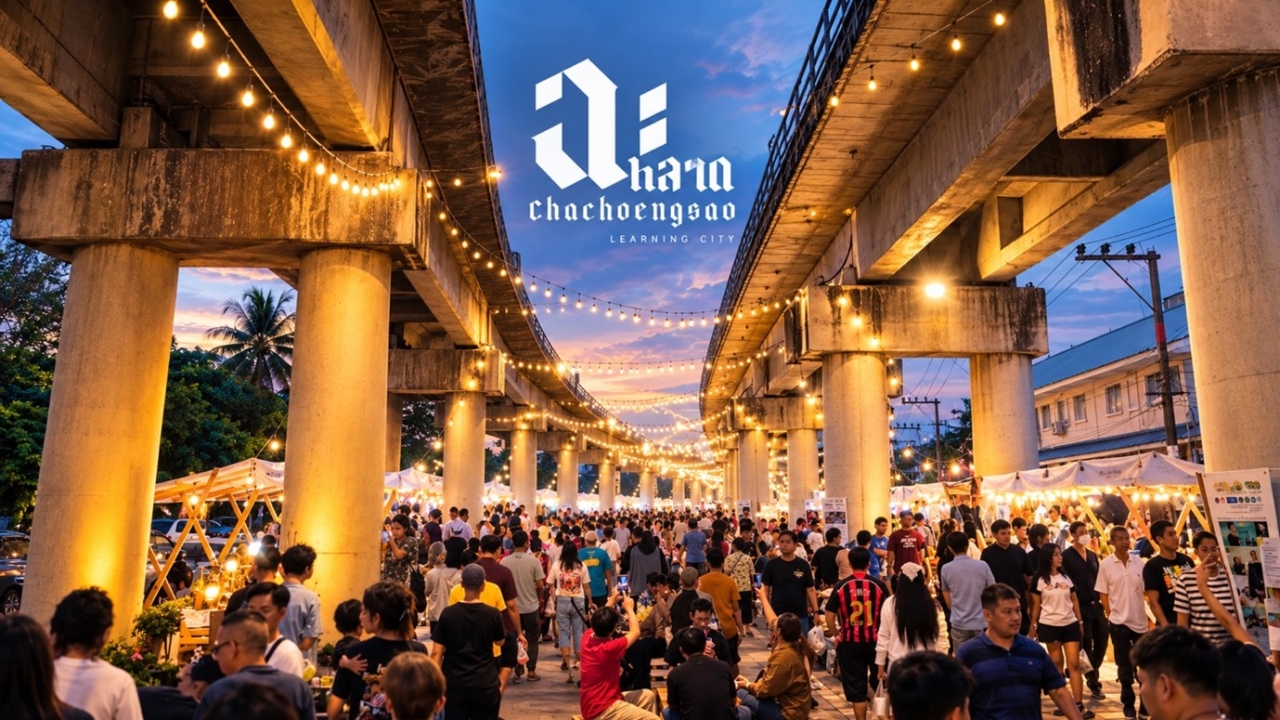 ชุบชีวิตตลาดด้วยเสียงเพลงและเรื่องเล่า :  ถอดรหัสความสำเร็จ 'ฉะ-หลาด' งานวัดยุคใหม่ที่ได้ใจคนทั้งเมือง